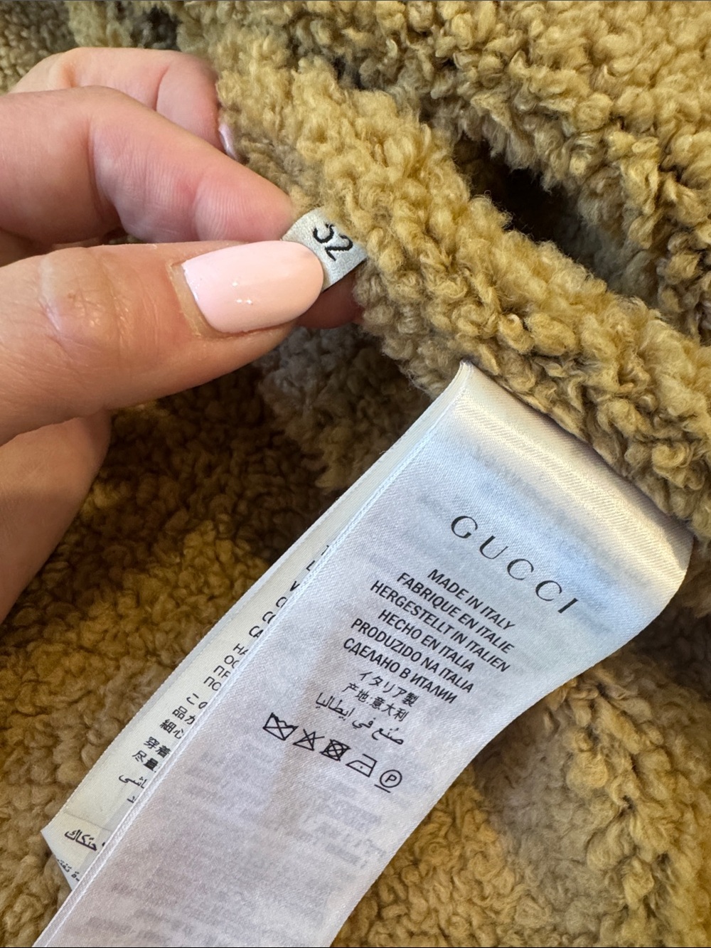 Gucci Guccify Tiger Corduroy/Shearling Jacket - Picture 4 of 5